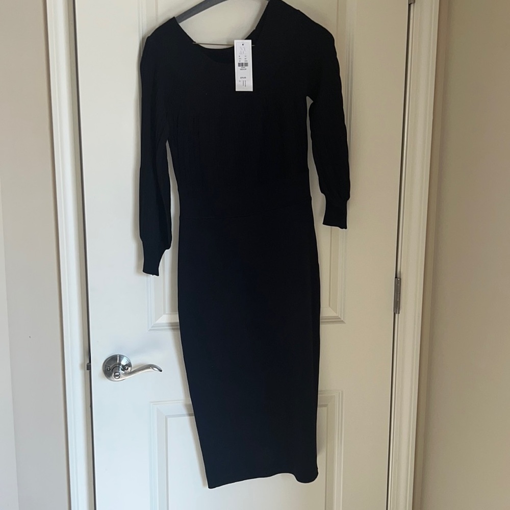Black Boat Neck NY&Company Dress (Brand new tags on)
